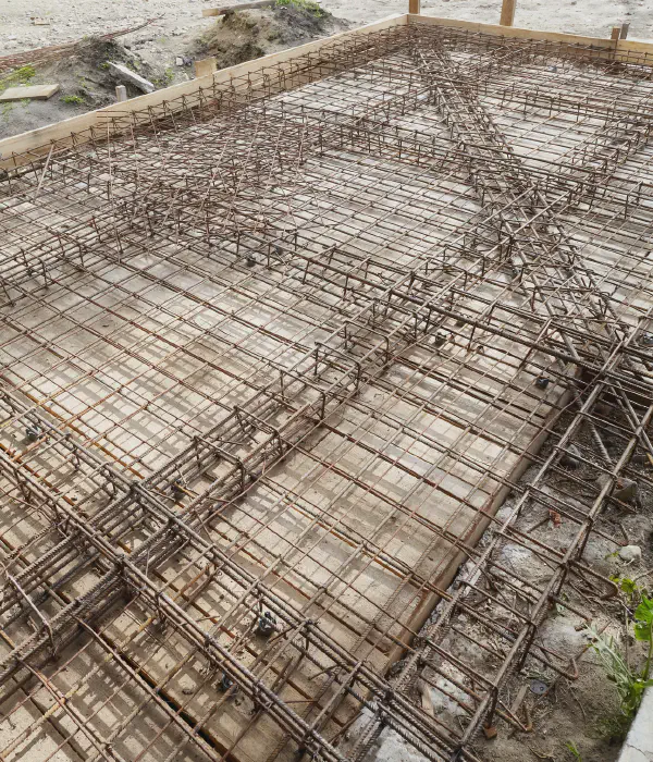 ribbed steel bar reinforcement construction frame